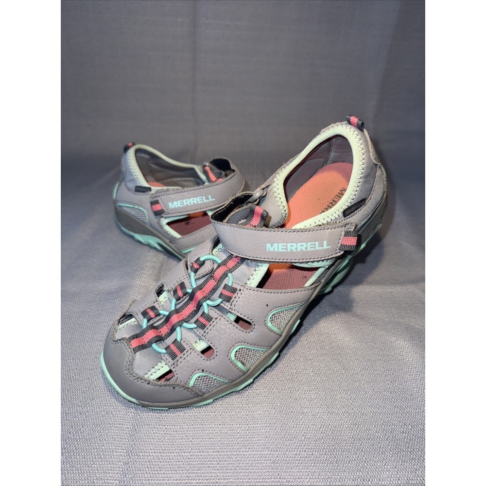 Merrell Hydro H2O Hiker Waterproof Sandal Shoes Pink & Gray Size 5M‎ Hiking